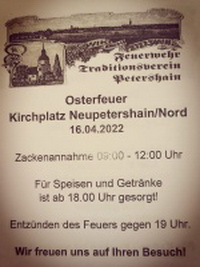 Osterfeuer