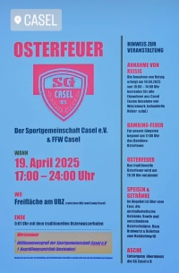 Osterfeuer Casel
