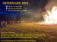 Osterfeuer Leuthen