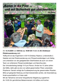20. Drebkauer Pilzlehrwanderung