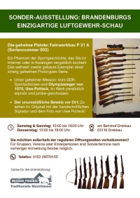 Klicken um zu vergrößern 1. Luftgewehr Sonder-Ausstellung