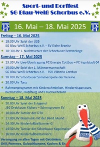 Sportfest SG Blau Weiß Schorbus e.V