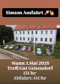 Simson Ausfahrt