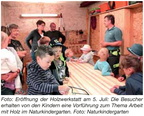 2019.07.27 - Neue Holzwerkstatt im Naturkindergarten Greifenhain: