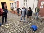 Vorbereitung Ostereiermarkt
