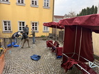 Vorbereitung Ostereiermarkt
